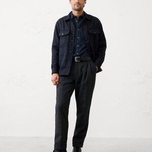 Banana Republic Men's Large Navy Button Closure Shirt Jackets- New with Tags